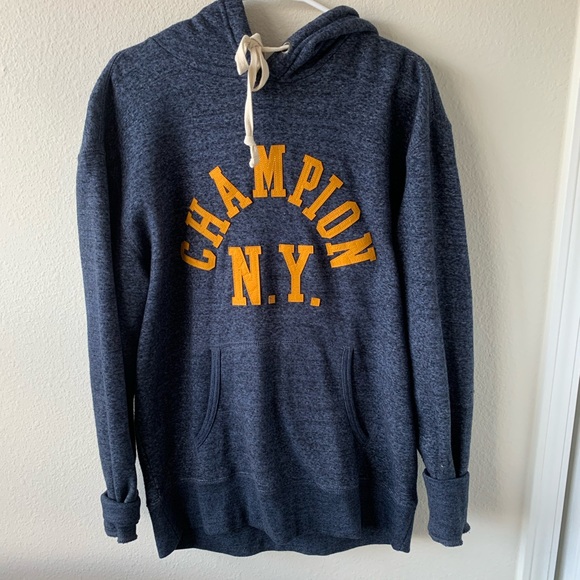 champion sweatshirt mens blue